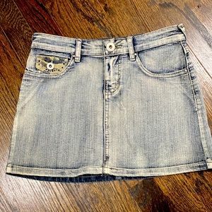 True People Junior Jean Skirt Size 1